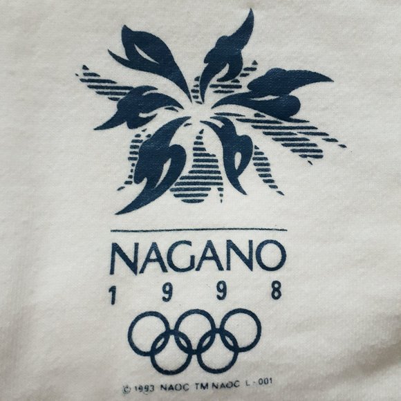 Genuine 1998 Nagano Olympics Hoodie Sweatshirt - Picture 6 of 9